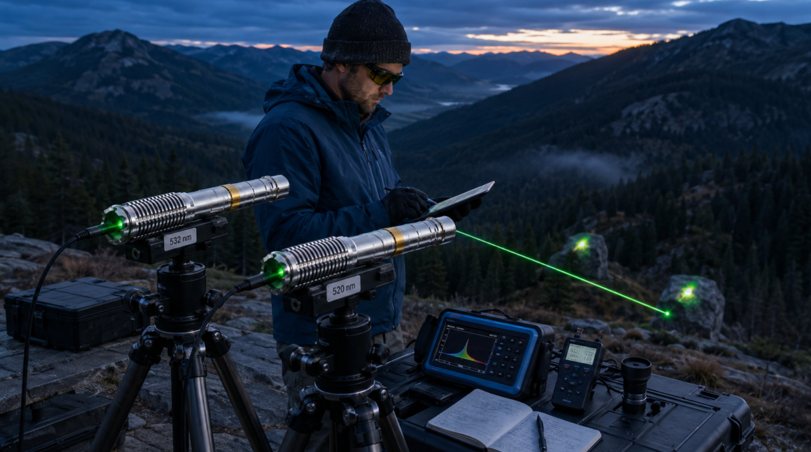 520nm vs 532nm Green Lasers for Outdoor Use: Visibility, Stability, and Efficiency