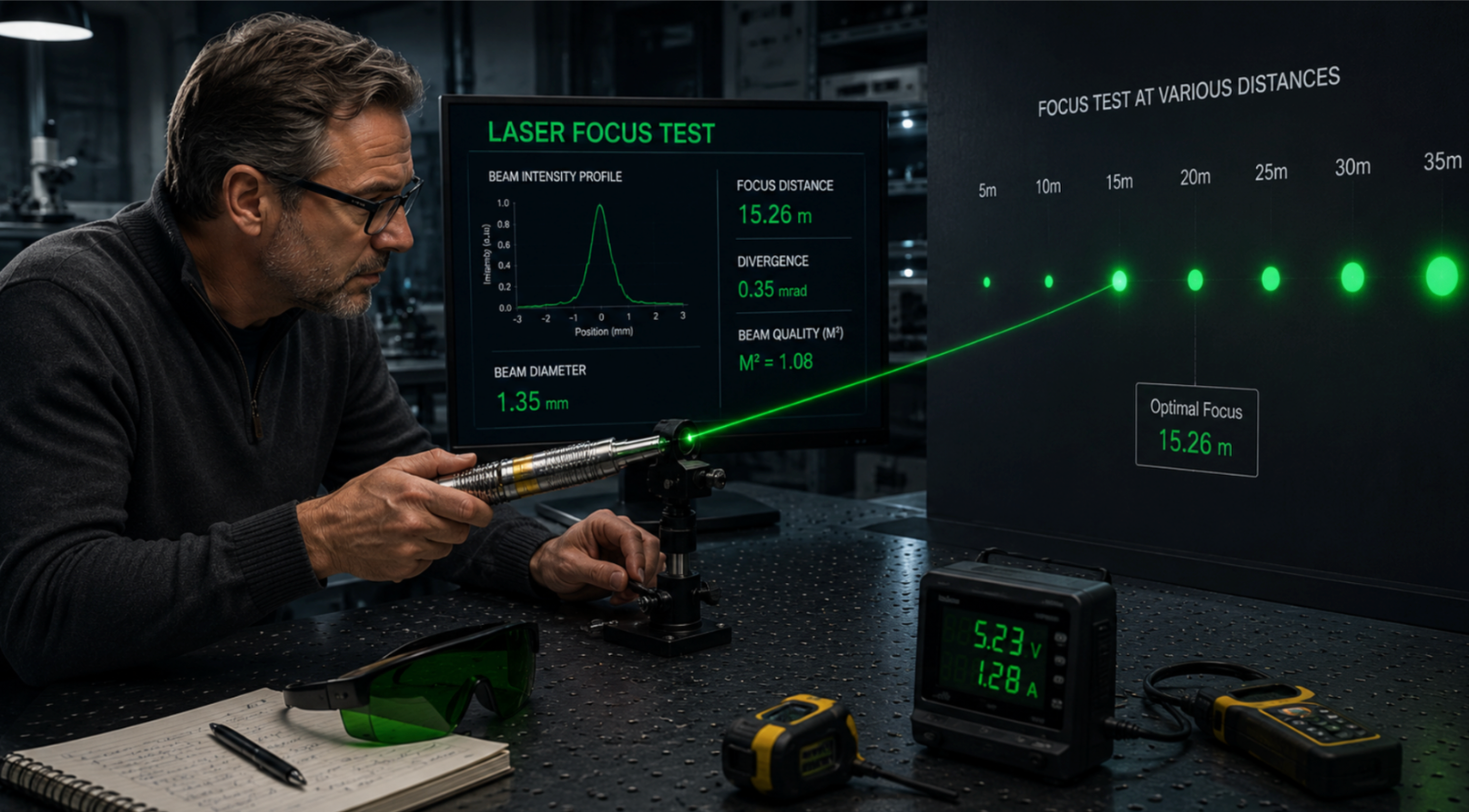 Focusable Laser Pointer Guide: Fixed Focus vs Adjustable Beam