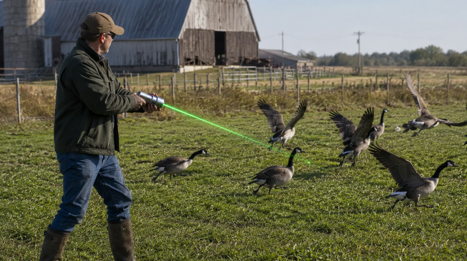 Green Laser for Crows and Starlings: Safe Bird Deterrent Basics for Farms