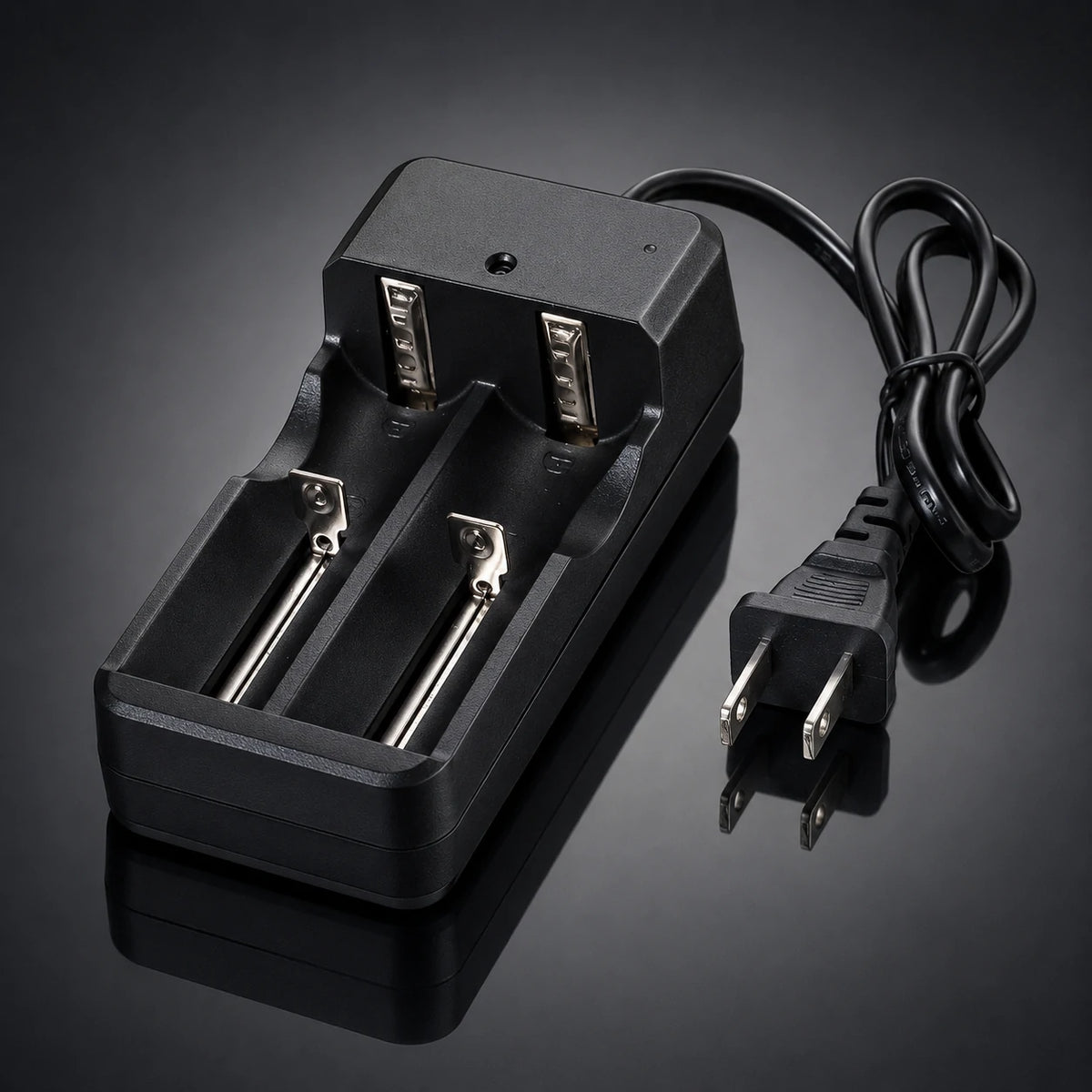 HG-26650 Battery Charger - dual slot front view