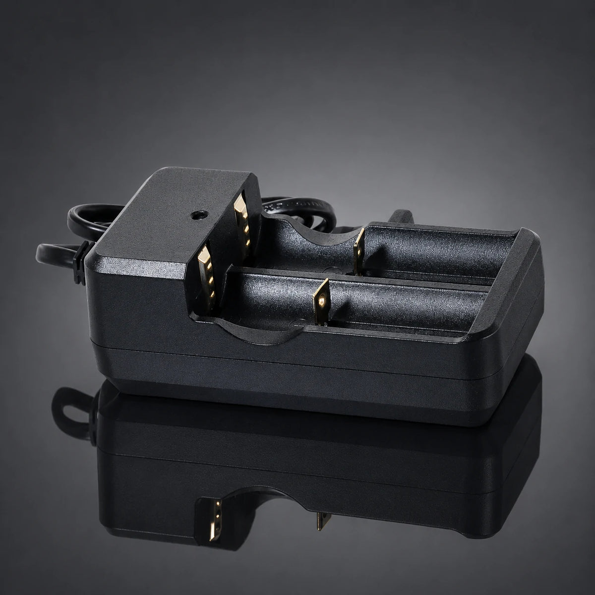 HG-26650 Battery Charger - side view