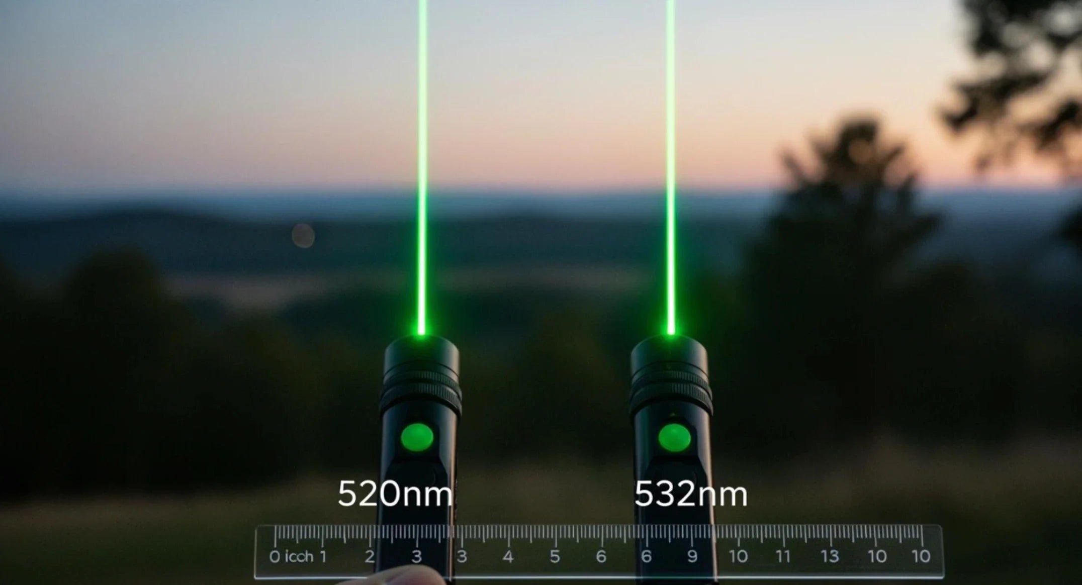 520nm vs 532nm Green Laser Pointer: Which Is Better for Outdoor Use?