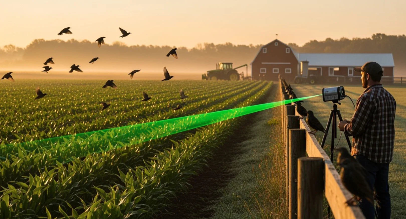 Are Lasers Safe for Birds? What Farmers Should Know Before Using Laser Deterrents