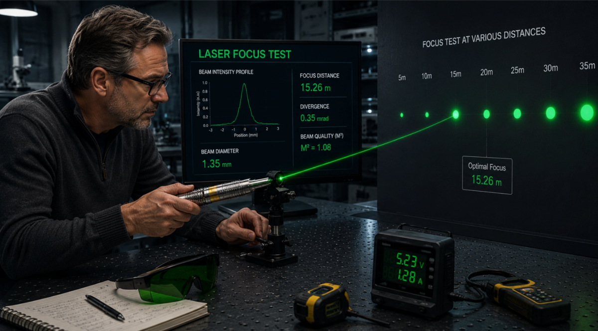 Focusable Laser Pointer Guide: Fixed Focus vs Adjustable Beam
