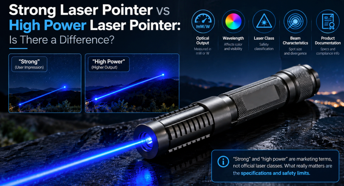 Strong Laser Pointer vs High Power Laser Pointer: Is There a Difference?