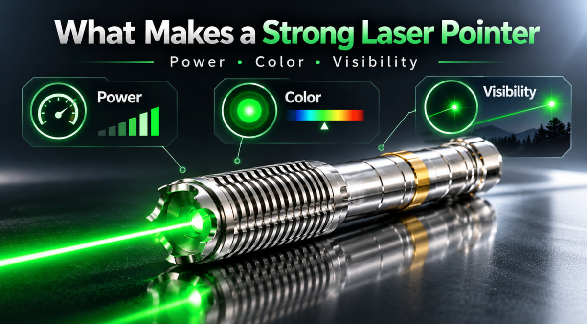 What Makes a Strong Laser Pointer: Power, Color, and Visibility Explained