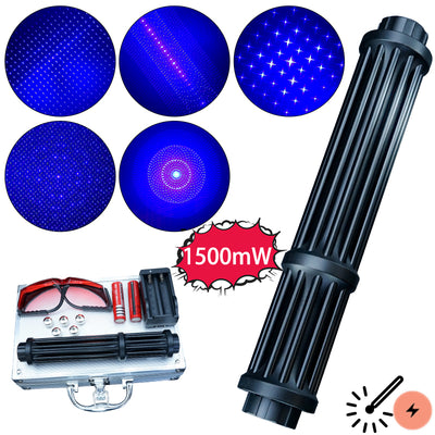 HG-B017Versione estesa Puntatore laser blu 1,5 W