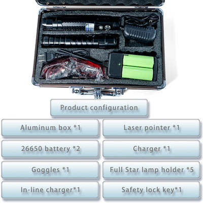 HG-970 Blue laser pointer 5W