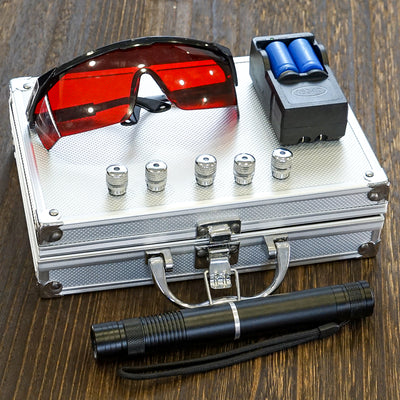 HG-B008-1500mW-BLUE BURNING LASER POINTER