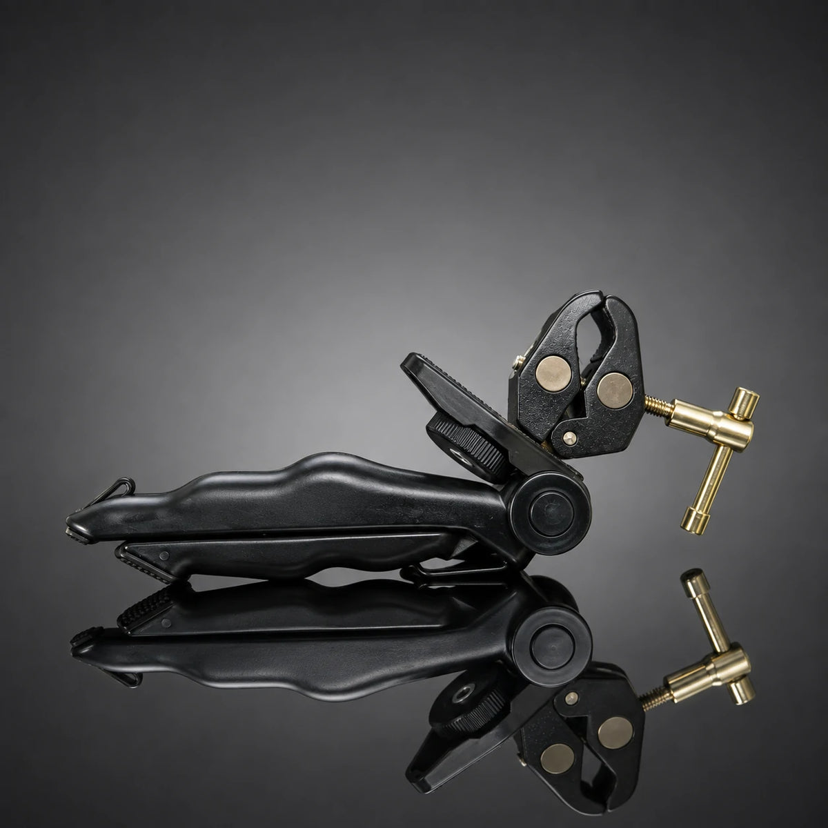 Adjustable Laser Pointer Tripod Stand - folded view