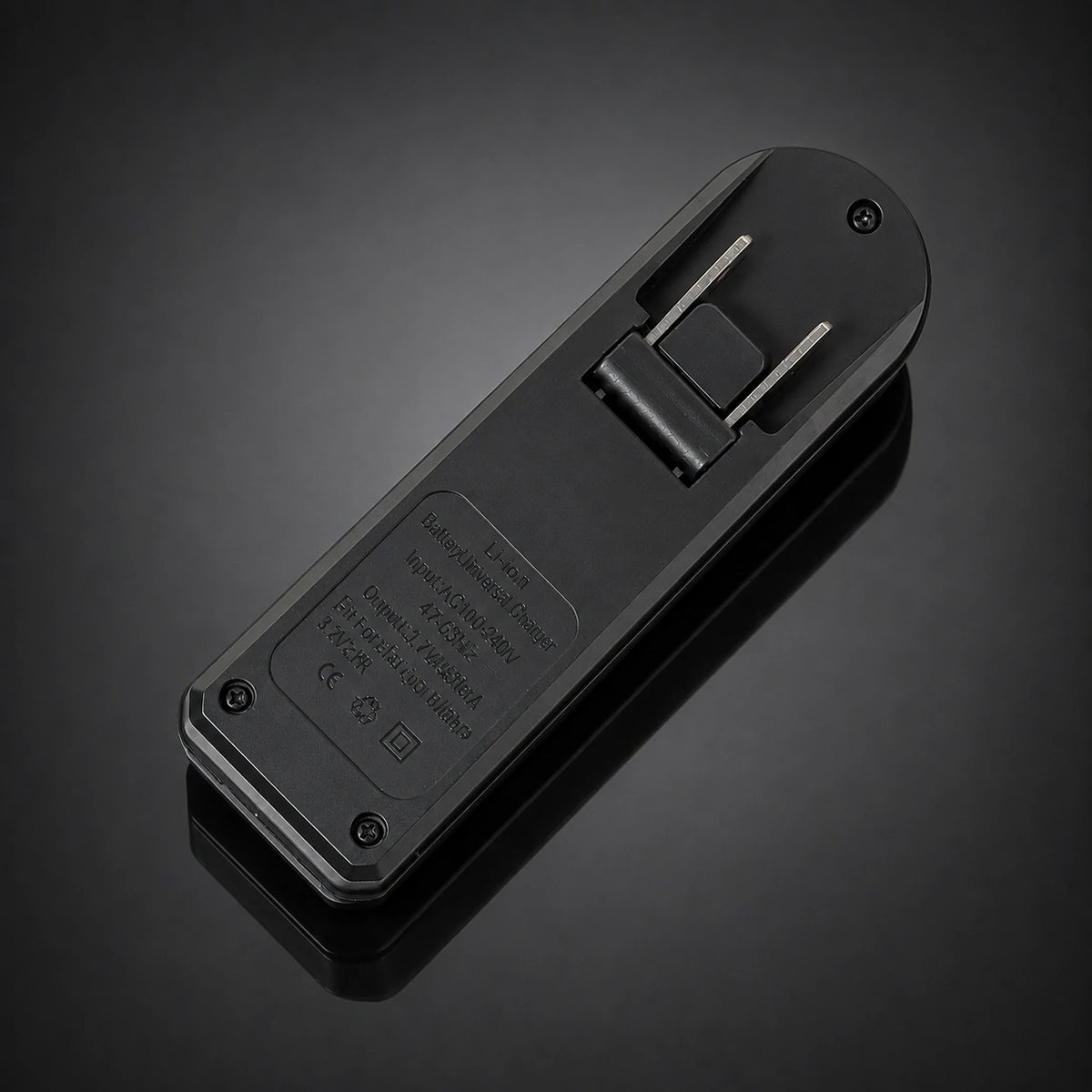 HG-18650 US Plug Battery Charger - back view