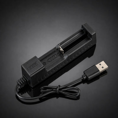 HG-18650 USB Battery Charger - usb connector detail