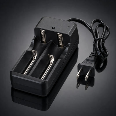 HG-26650 Battery Charger - dual slot front view